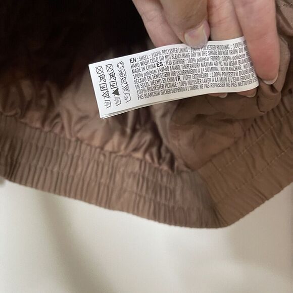 Forever 21 Mauve dusty rose full zip bomber light jacket size small - Picture 4 of 4